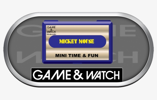Game & Watch Silver Ring Clear Game Logo Set, Credit - Game & Watch Collection, HD Png Download, Free Download