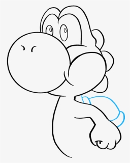 How To Draw Yoshi - Cartoon, HD Png Download, Free Download
