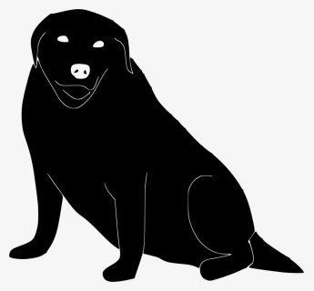 Whiskers Labrador Retriever Labradoodle Obesity Puppy - Fat Lab Silhouette, HD Png Download, Free Download