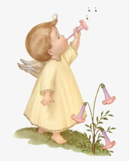 Free Download Angelitos Vintage Clipart Angelologia - Beautiful Thoughts For English, HD Png Download, Free Download