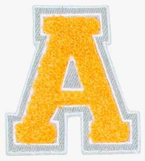 Varsity Letter Yellow Patches - Varsity Letter A Patch, HD Png Download, Free Download