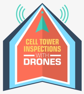 Cell Tower Inspections With Drones - Triangle, HD Png Download, Free Download