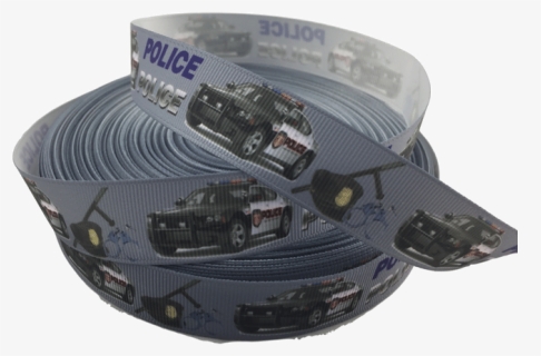 Ribbons [tag] Police Grosgrain Ribbon 7/8″ -grey Ribon - Dodge Charger Police Car, HD Png Download, Free Download