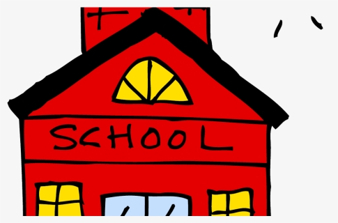 School House Picture - Transparent Background School Clipart, HD Png Download, Free Download