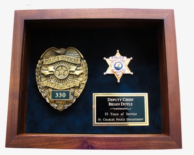 Small Shadow Box For Law Enforcement, HD Png Download, Free Download