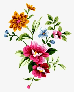 Botanical Flowers, Print Patterns, Embroidery Patterns, - Watercolor Flower Background Png, Transparent Png, Free Download