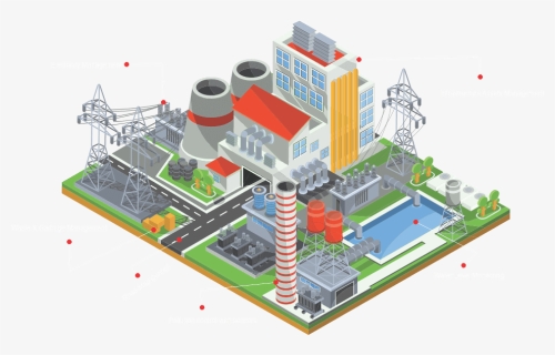 Power Plant Isometric, HD Png Download, Free Download