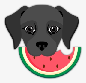 Transparent Watermelon Emoji Png - Emoji Anjing, Png Download, Free Download