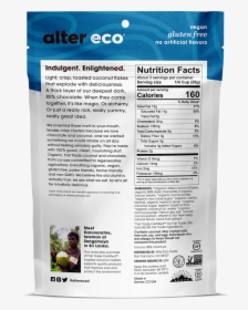 Alter Eco Double Chocolate Coconut Clusters, HD Png Download, Free Download