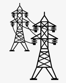 Electric Power Transmission High Electricity Overhead - Transmission Line Png, Transparent Png, Free Download