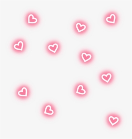 Transparent Emoji Stickers Png - Pink Glowing Heart Png, Png Download, Free Download