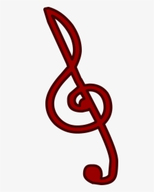 Club Penguin Rewritten Wiki - Treble Clef Red Png, Transparent Png, Free Download