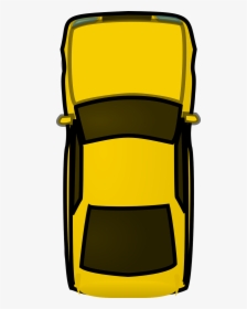 Car Top Yellow - Small Car Top Down, HD Png Download, Free Download