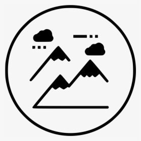 Mountain Climbing Nature Landscape Hill Station Tracking - Hill Station Line Art, HD Png Download, Free Download