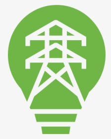 A Bulb With A Power Line Graphic Drawn Inside - Electricity Icon, HD Png Download, Free Download