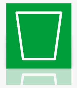 Bin, Empty, Recycle Icon - Symmetry, HD Png Download, Free Download