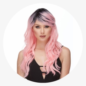 Ombre Pink Wig, HD Png Download, Free Download