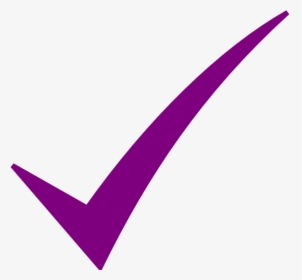 Vector Check Mark - Check Mark Purple, HD Png Download, Free Download