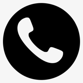 Handset Round Circle Comments - Phone Number Icon Png, Transparent Png, Free Download