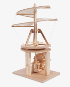 Transparent Leonardo Da Vinci Png - Leonardo Da Vinci Helicopter Wooden Model, Png Download, Free Download