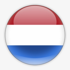 Netherlands Flag Png - Netherlands Round Flag, Transparent Png, Free Download