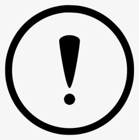 Warning Error Notice Round Sign - Warning Round Icon Png, Transparent Png, Free Download