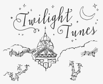 Twilighttunes Blacklineart Vector, HD Png Download, Free Download