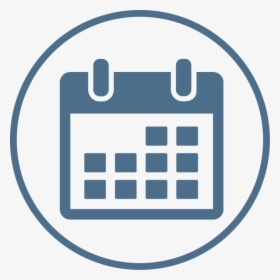 Make A Reservation Icon - Circle Calendar Icon Png, Transparent Png, Free Download