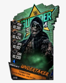 Supercard Undertaker R10 Summerslam Supercard Undertaker - Undertaker Wwe Supercard, HD Png Download, Free Download