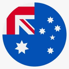 Australia Flag Icon Round - Australia Flag Circle Png, Transparent Png, Free Download