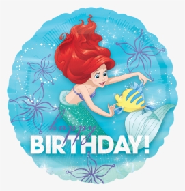 Happy Birthday Mermaid Ariel, HD Png Download, Free Download