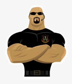 Transparent Bouncer Png - Animated Security Guard, Png Download, Free Download