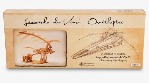 Leonardo Da Vinci Ornithopter - Leonardo Da Vinci, HD Png Download, Free Download