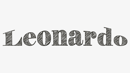 Leonardo Logo - Calligraphy, HD Png Download, Free Download