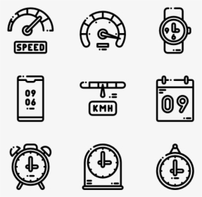 Speedometer & Time - Design Vector Icon, HD Png Download, Free Download
