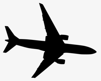 Monochrome - Plane With Clear Background, HD Png Download, Free Download