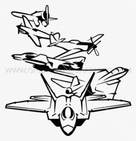 Transparent War Plane Png - Fighter Plane Drawing Front, Png Download, Free Download