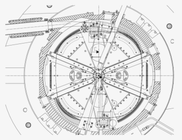 Transparent Plane Drawing Png - Cyclotron Drawing, Png Download, Free Download