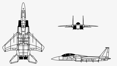 F 15 Eagle Drawing, HD Png Download, Free Download