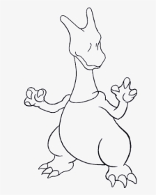How To Draw Charizard - Line Art, HD Png Download, Free Download