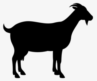 Goat Icon - Goat Silhouette Png, Transparent Png, Free Download