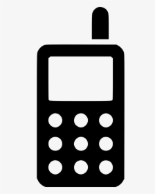 Cell Phone - Vintage Cell Phone Icon Png, Transparent Png, Free Download