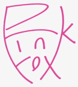 Pink Fox Logo - Pink & White Wallpaper Iphone, HD Png Download, Free Download