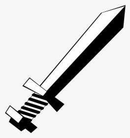 Toy Sword Clip Arts - Sword Clipart Black And White, HD Png Download, Free Download