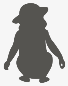 Girl Squatting Big Image - Kid Crouching Silhouettes, HD Png Download, Free Download