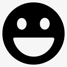 Emoji Smile Comments - White Emoji Icon Png, Transparent Png, Free Download