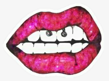 #labios #lips #mouth #boca #tumblr #tumblrlips #labiostumblr - Piercing No Smile Desenho, HD Png Download, Free Download