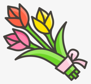 Flower Bouquet Emoji Icon - Flower Bouquet Icon Png, Transparent Png, Free Download