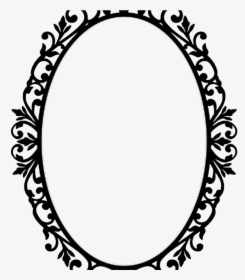 Vintage Transparent Oval Frame - Ornate Oval Frame Png, Png Download, Free Download