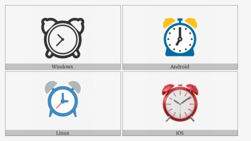Alarm Clock On Various Operating Systems, HD Png Download, Free Download